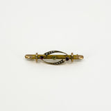 Antique 9ct Gold Suffragette Bar Brooch 375 (Birm 1910)