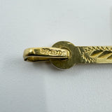 Vintage 9ct Gold Engarved Christian Cross Pendant / Charm 375 Reversible (1994)