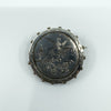 Antique Victorian Sterling Silver Scottish Thistle Brooch 925 (Birmingham 1876)