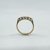 Vintage 18ct Gold Diamond 5x Stone Engagement Ring 750 Size K