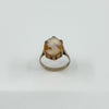 Vintage 9ct Gold Large Chunky Carved Cameo Ring 375 Size P