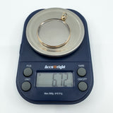 Large Antique 9ct Gold Double Sided Glass Photo Locket 375