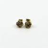 Vintage Chunky 9ct Gold Knotted Stud Earrings 375