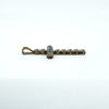 9ct White & Yellow Gold Diamond Christian Cross Pendant 375