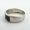 New Garnet Eternity Band / Ring in Sterling Silver 925 Size S Wedding Stacking  