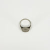 Vintage Sterling Silver Engraved Secret Locket Ring 925 Size P