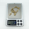 Rare Vintage 9ct Rose & Yellow Gold Horsebit Snaffle Equestrian 8.5” Bracelet 