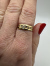 Rare Antique 15ct Gold Rose Cut Diamond Ring 625 Size O (Chester 1885)