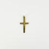 Vintage 18ct Gold Diamond Cut Christian Cross Pendant / Charm 750 Reversible