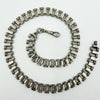 Antique Victorian Sterling Silver Reversible 18.5" Book Chain 925