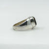 Chunky Oval 2.50ct Citrine Solitaire Sterling Silver Ring Size P 