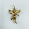 Large Chunky Vintage 9ct Gold Cherub / Cupid Pendant 375 Heavy 7g Sheffield 2005