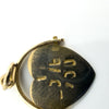 Small Vintage 9ct Gold Spinning I LOVE YOU Fob / Pendant 375 (London 1979)