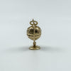 Unusal Vintage 9ct Gold Articulated Globe Pendant  / Charm 375 (Birmingham 1975)