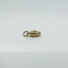 Vintage 9ct Gold Ruby Celestial Heart Pendant / Charm 375
