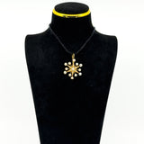 Large Vintage 18ct Gold Celestial Star Pearl Brooch / Pendant 750