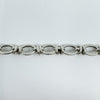 Sterling Silver Oval Links Chain 8” Bracelet