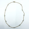 Vintage 9ct Gold Beaded Pearl 16” Chain / Necklace 375