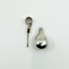 Vintage Sterling Silver Tear Drop Perfume / Poison Bottle Pendant 925