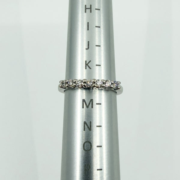 14ct White Gold 0.35ct Diamond Band / Ring 585 Size L Wedding Eternity