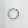 Vintage 9ct White Gold Paste Full Eternity Band / Ring Size M 