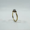 18ct Gold & Platinum 0.50ct Diamond Toi et Moi Ring 750 Size Q 