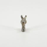 Chunky Vintage Sterling Silver Horse Head Charm / Pendant 925
