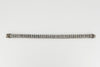 Chunky Sterling Silver 40ct Double Row CZ Tennis 8" Bracelet 925