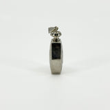 Chunky Sterling Silver Vintage Engraved Perfume / Poison Bottle Pendant 925