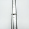 9ct White Gold Band / Ring 5mm Unisex Size U 5.4g (Re-Plated) 