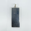 Large Chunky Vintage Sterling Silver Ingot Pendant (Sheffield 1977) 31g Jubilee 