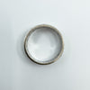 Vintage 9ct Gold & Silver White Spinel Engraved Full Eternity Band Ring Size N