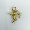 Vintage 9ct Gold Cupid Archer Pendant / Charm