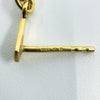Vintage 9ct Gold & Onyx Dangle Drop Earrings 375 Art Deco Style (1981)