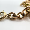 Vintage 9ct Rose Gold 16” Albert Chain Necklace Double Dog Clip T-Bar Charm 39g 