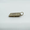Vintage 9ct Gold Travel Passport Pendant  / Charm 375 Articulated
