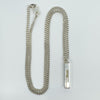 Vintage Sterling Silver Chunky Gucci G Drop Pendant & 19.8” Chain 925