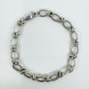 Sterling Silver Oval Links Chain 8” Bracelet