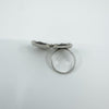 Vintage Sterling Silver Oval Engraved Secret Locket Ring 925 Size N 1/2