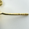 Chunky Vintage 9ct Gold Tear Drop Earrings 375 (Art Deco Style)
