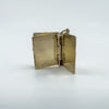 Vintage 9ct Gold Travel Passport Pendant  / Charm 375 Articulated