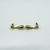 Chunky Vintage 9ct Gold Tear Drop Earrings 375 (Art Deco Style)