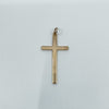 Large Vintage 9ct Rose Gold Christian Cross Pendant 375