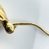 Large Vintage Chunky Twisted 9ct Gold Hoop Earrings 1991 