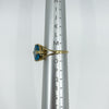 9ct Yellow Gold 2.50ct Blue Topaz Solitaire Ring 375 Size N (Birm 2006)