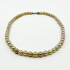 Vintage 9ct White Gold Graduated Cultured Pearl 16” Necklace 375 by CIRO