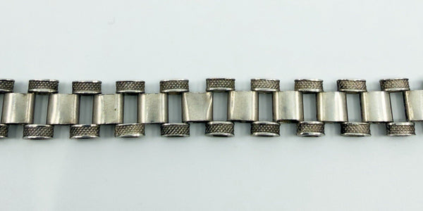 Antique Victorian Sterling Silver Reversible 18.5" Book Chain 925