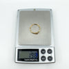 Vintage 9ct Gold Buckle Ring Size O (Sheffield 1981)