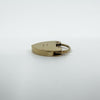 Vintage 9ct Gold Heart Lock Padlock Pendant / Charm 2.2g (London 1976)