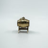 Large Chunky Vintage 9ct Gold Barrel Keg Pendant Charm 375 Whiskey Brandy Beer